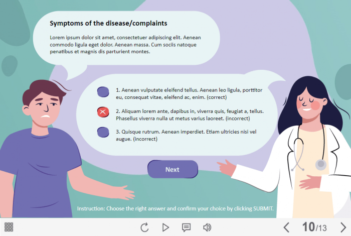 Doctor and Patient Quiz — Storyline 3 / 360 Template-61534