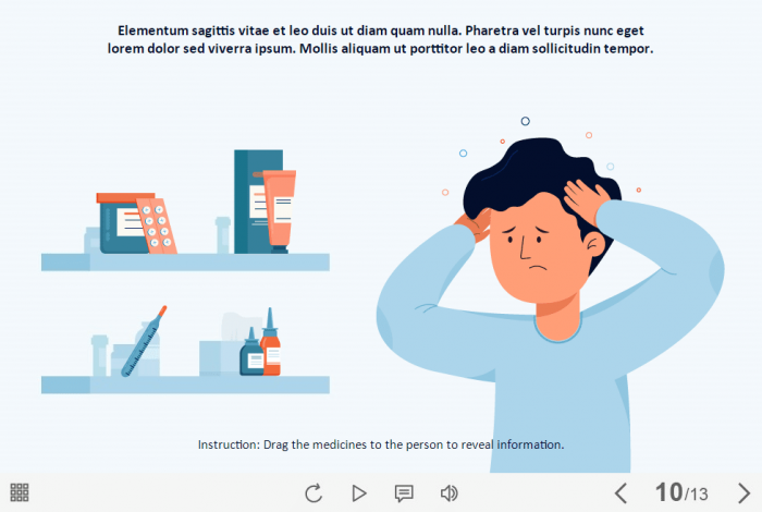 Draggable Medicines — Storyline 3 / 360 Template-0