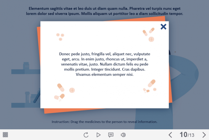 Draggable Medicines — Captivate Template-61231
