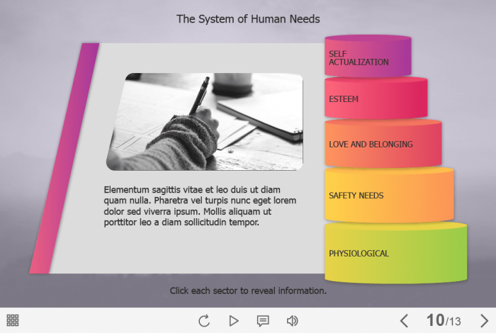 The System of Human Needs Tabs — Captivate Template-61246