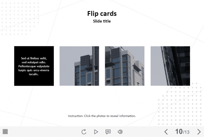 Square Flip Cards — Storyline Template-61904