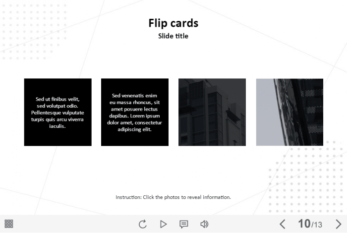Square Flip Cards — Storyline Template-61905