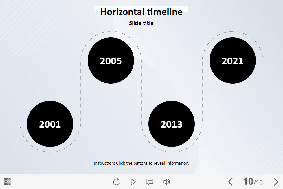 Horizontal Timeline — Storyline Template-0