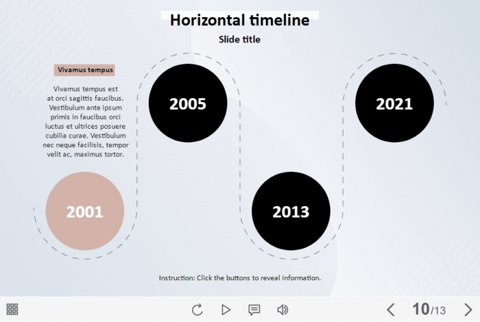 Horizontal Timeline — Storyline Template-61926