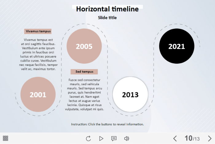 Horizontal Timeline — Storyline Template-61927