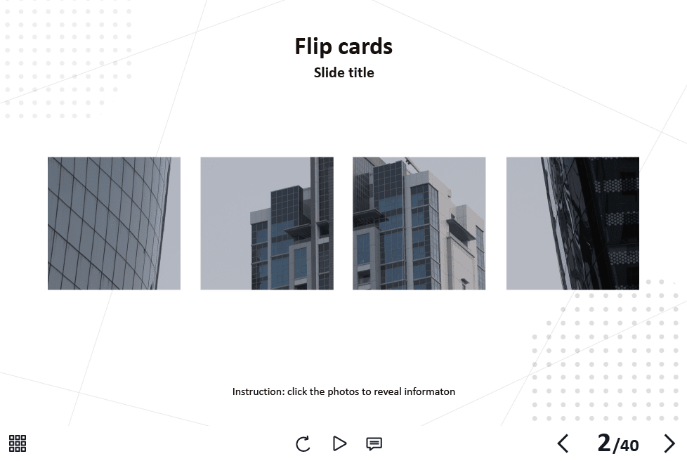 Square Flip Cards — Captivate Template-0