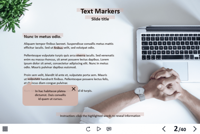 Text Markers — Captivate Template-62077