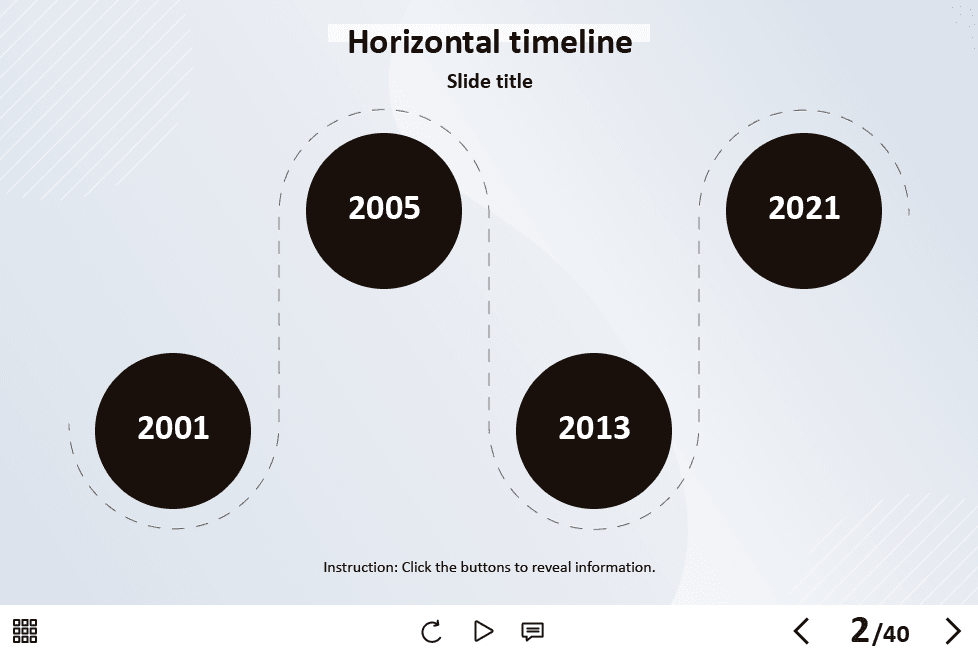 Horizontal Timeline — Captivate Template-0