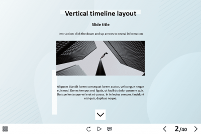 Vertical Slideshow — Captivate Template-62112