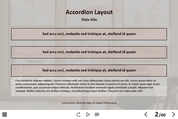 Accordion — Captivate Template-62118