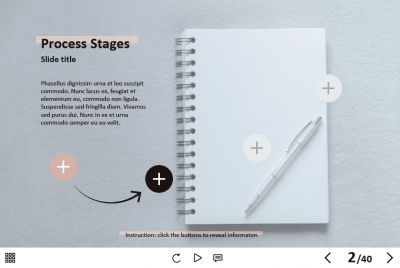 Process Stages — Captivate Template-62128