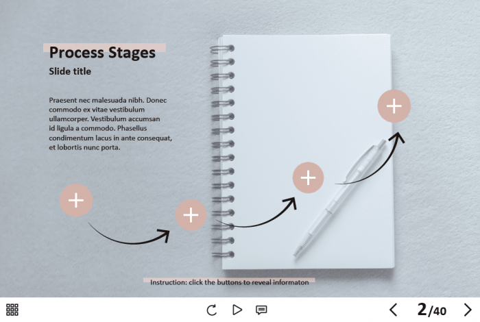 Process Stages — Captivate Template-62130