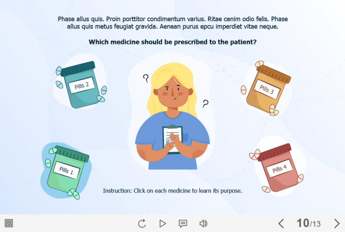 Medicines Quiz — Captivate Template-61691