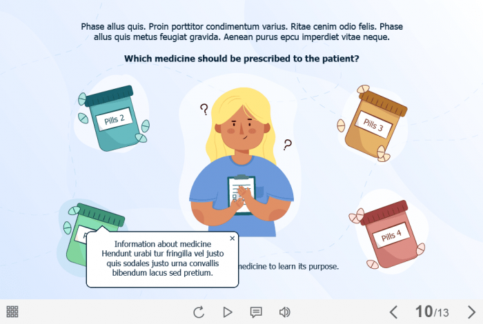 Medicines Quiz — Captivate Template-61692