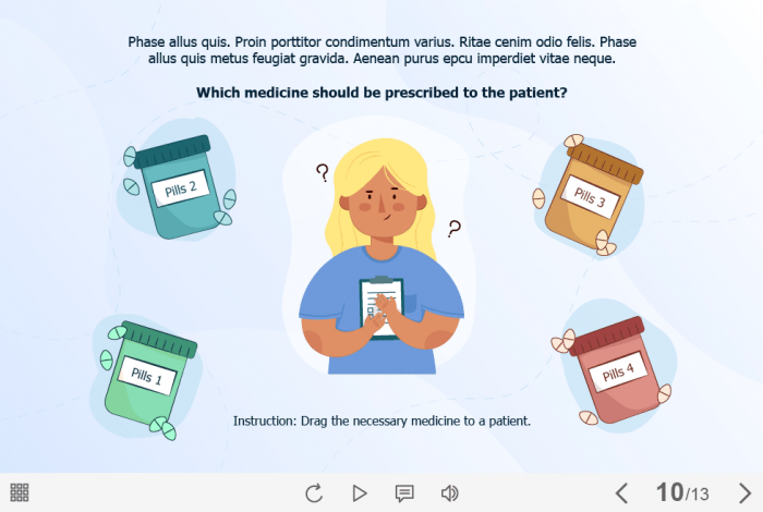 Medicines Quiz — Captivate Template-61694