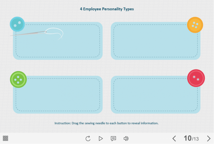 Draggable Needle — Captivate Template-61704