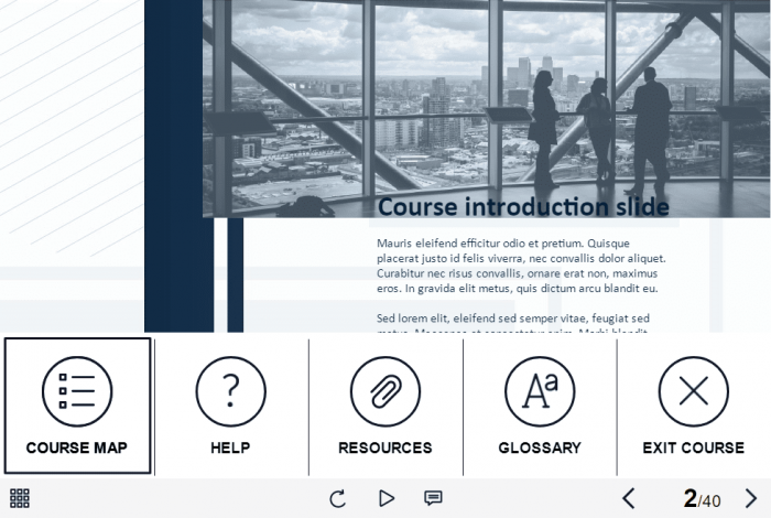 Global Business Course Starter Template — Articulate Storyline-61805