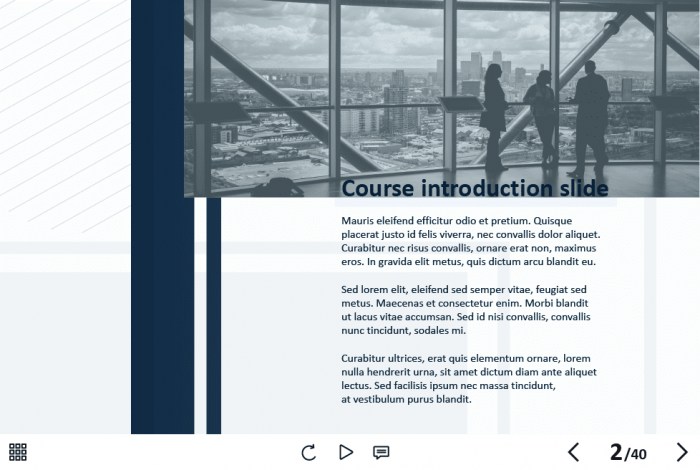 Global Business Course Starter Template — Adobe Captivate-62133