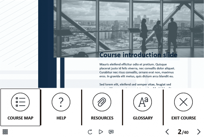 Global Business Course Starter Template — Adobe Captivate-61974