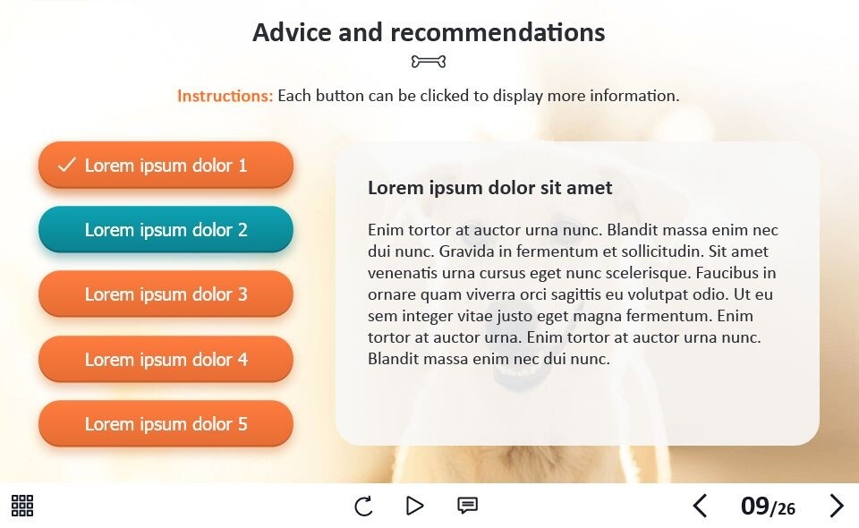 Five Tabs — Captivate Template-62979 Five Tabs — Captivate Template-62979