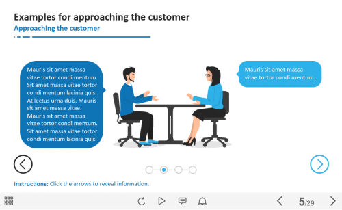 Approaching the Customer Dialogue — Captivate Template-62450