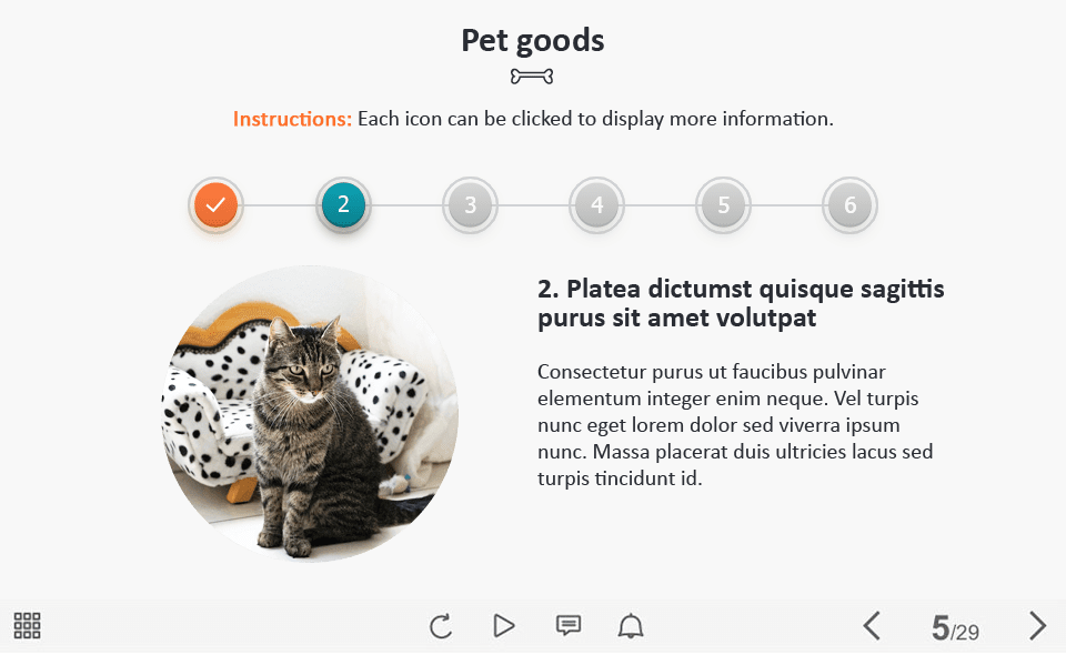 Numeric Tabs — Captivate Template-62703 Numeric Tabs — Captivate Template-62703