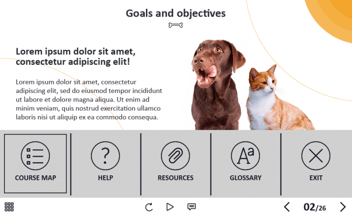 Zoology / Veterinary Course Starter Template — Adobe Captivate 2019-62602