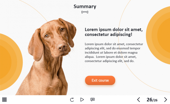 Zoology / Veterinary Course Starter Template — Adobe Captivate 2019-62680