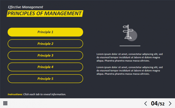 Management and Finances Course Starter Template — Ispring Suite / PowerPoint-62747