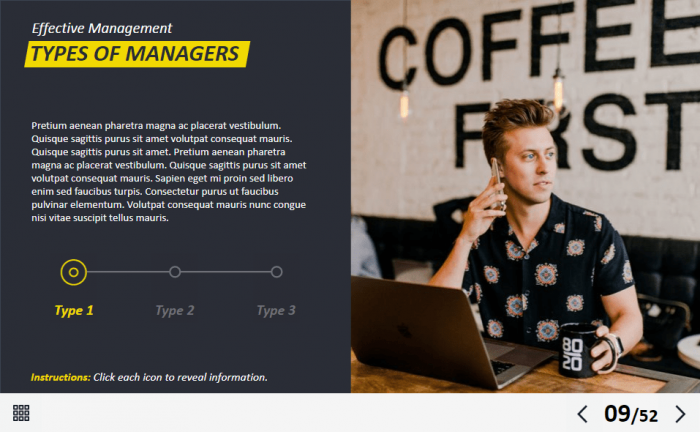 Management and Finances Course Starter Template — Ispring Suite / PowerPoint-62761