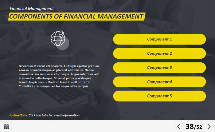 Management and Finances Course Starter Template — Ispring Suite / PowerPoint-62823