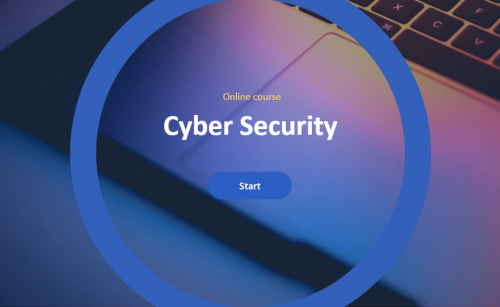Cyber Security Course Starter Template — Trivantis Lectora -0