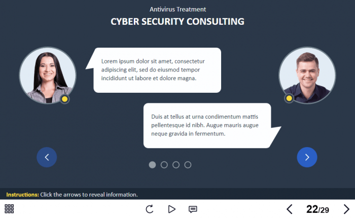 Cyber Security Course Starter Template — Trivantis Lectora -62540