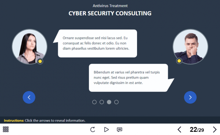 Cyber Security Course Starter Template — Trivantis Lectora -62541