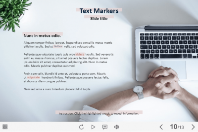 Text Markers — Storyline Template-61916