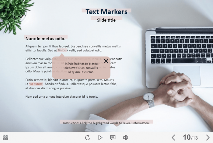Text Markers — Storyline Template-61917