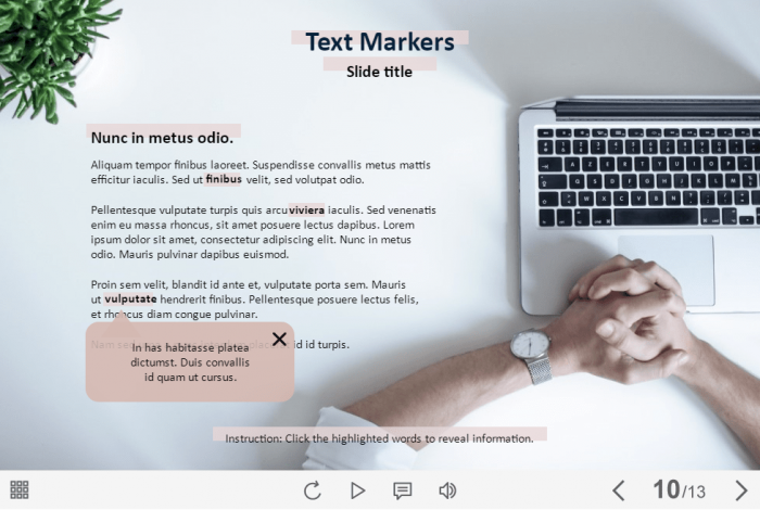Text Markers — Storyline Template-61918