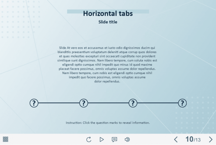 Horizontal Tabs — Storyline Template-0