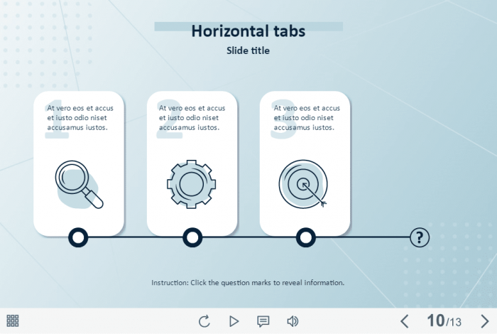 Horizontal Tabs — Storyline Template-61940