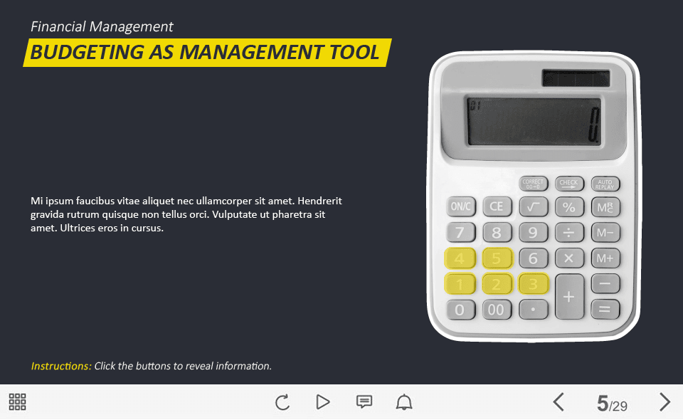 Calculator Buttons — Captivate Template-0