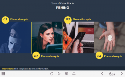 Fishing Types — Lectora Template-62563