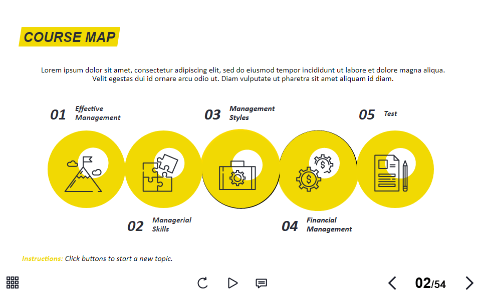 Management and Finances Course Starter Template — Trivantis Lectora-63402 Management and Finances Course Starter Template — Trivantis Lectora-63402