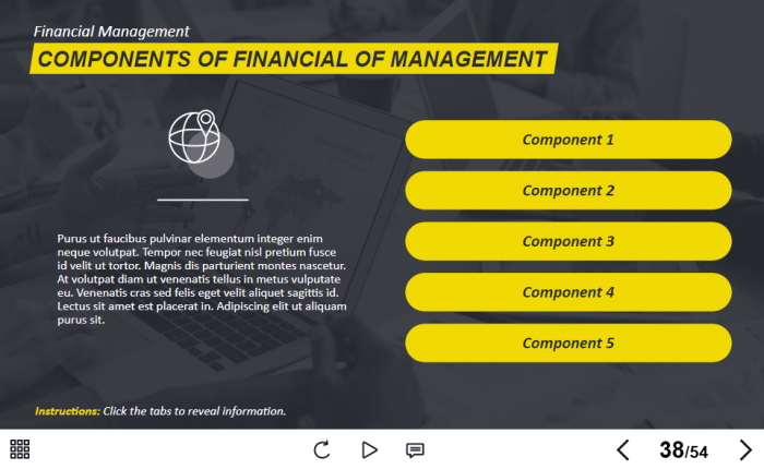 Management and Finances Course Starter Template — Trivantis Lectora-63381