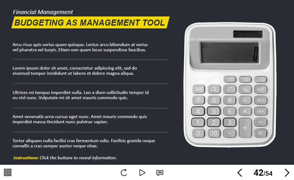 Management and Finances Course Starter Template — Trivantis Lectora-63389 Management and Finances Course Starter Template — Trivantis Lectora-63389