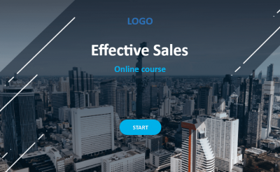 Effective Sales Management Course Starter Template — Trivantis Lectora-0
