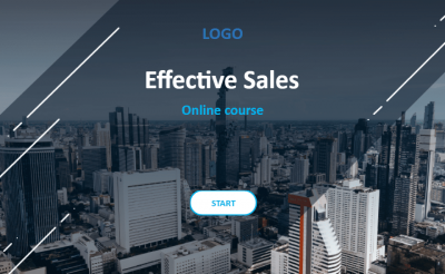 Effective Sales Management Course Starter Template — Trivantis Lectora-63642