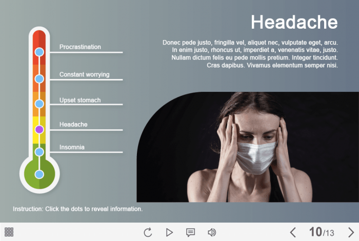 Stress Symptoms Tabs — Captivate Template-63176