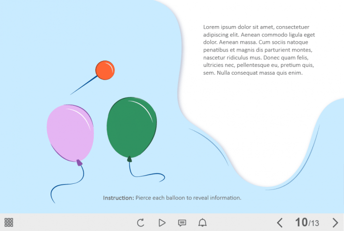 Burst Balloons — Captivate Template-63182