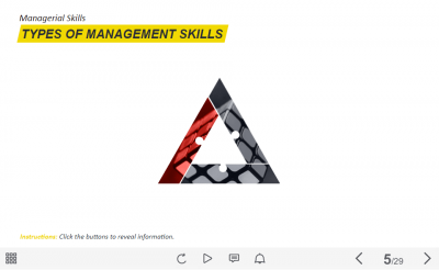 Management Skill Buttons — Lectora Template-63465
