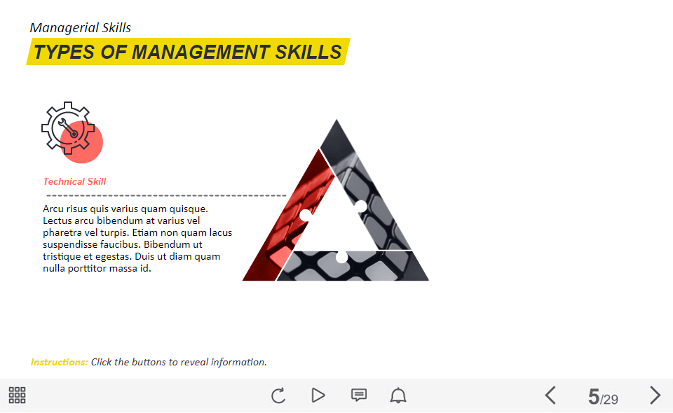 Management Skill Buttons — Lectora Template-63466 Management Skill Buttons — Lectora Template-63466